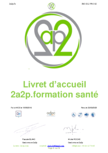 Livret d’accueil